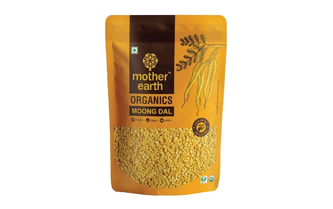 Mother Earth Organics Moong Dal    Pack  1 kilogram